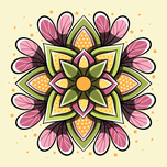 Primer mandala de la serie